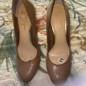 Jessica Simpson Tan Heels